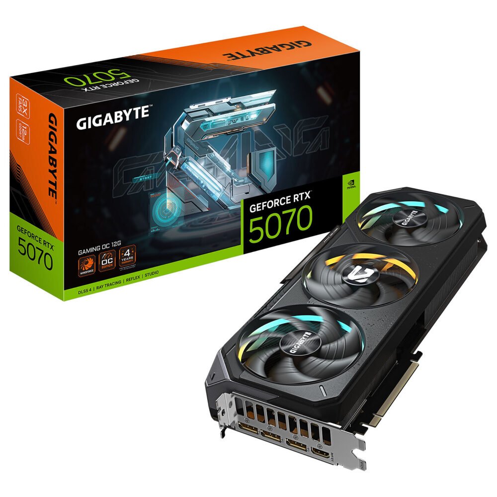 Gigabyte GeForce RTX 5070 GAMING OC 12G 1 Gigabyte GeForce RTX 5070 GAMING OC 12G