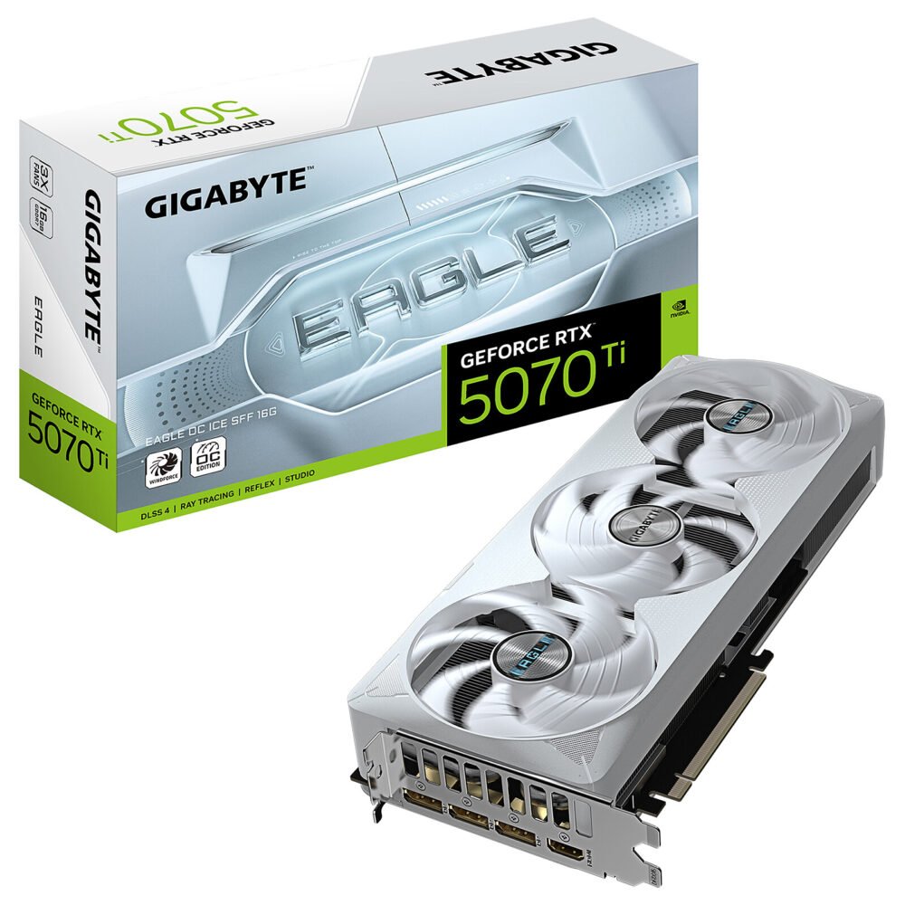 Gigabyte GeForce RTX 5070 Ti EAGLE OC ICE SFF 16G 1 Gigabyte GeForce RTX 5070 Ti EAGLE OC ICE SFF 16G