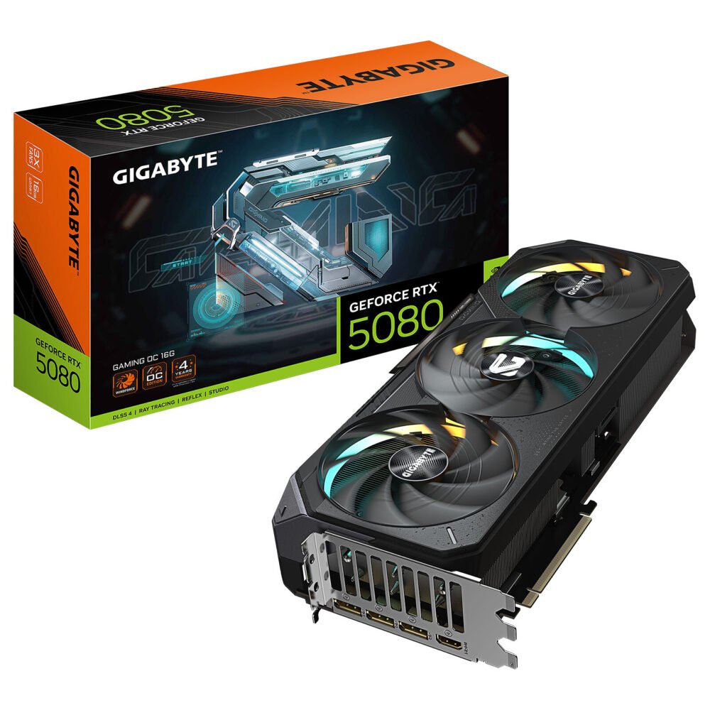 Gigabyte GeForce RTX 5080 GAMING OC 16G 1 Gigabyte GeForce RTX 5080 GAMING OC 16G