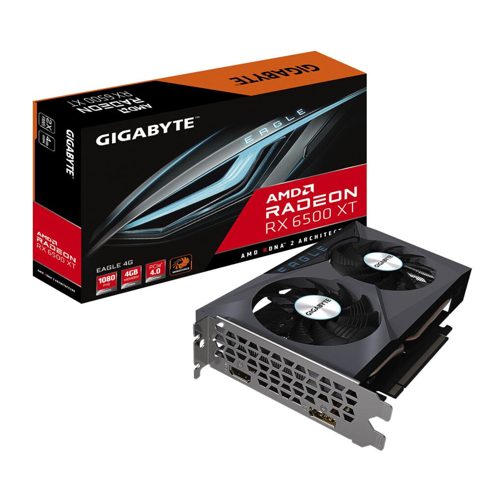 Gigabyte Radeon RX 6500 XT EAGLE 4G 1 Gigabyte Radeon RX 6500 XT EAGLE 4G