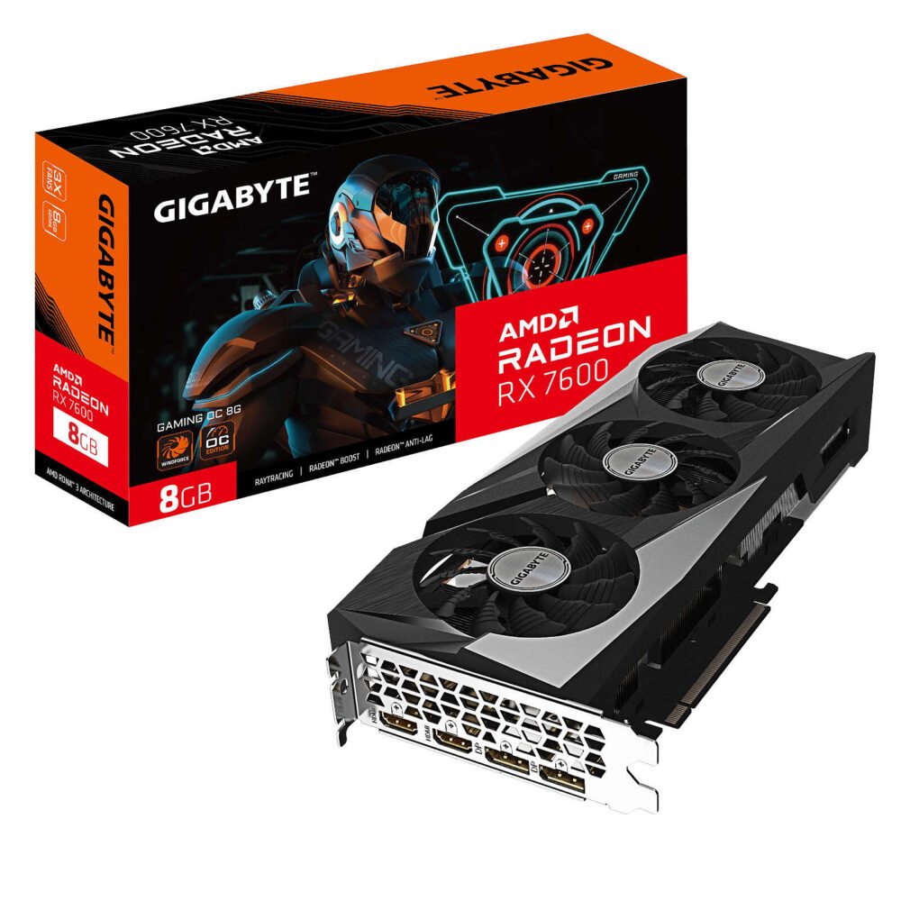 Gigabyte Radeon RX 7600 GAMING OC 8G 1 Gigabyte Radeon RX 7600 GAMING OC 8G