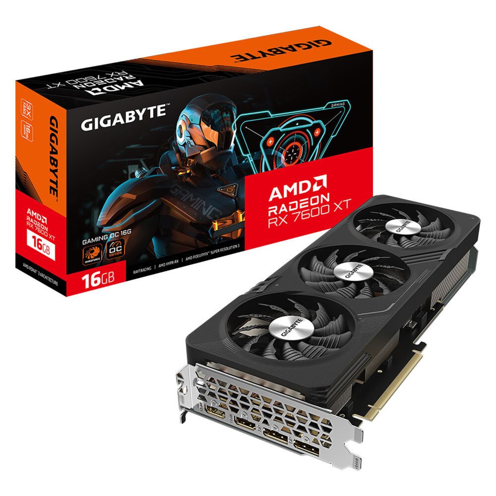 Gigabyte Radeon RX 7600 XT GAMING OC 16G 1 Gigabyte Radeon RX 7600 XT GAMING OC 16G