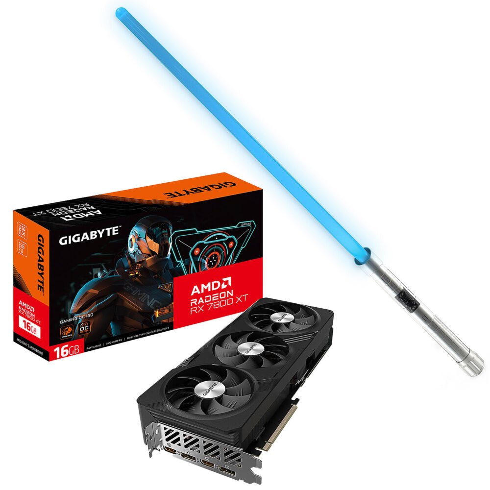 Gigabyte Radeon RX 7800 XT GAMING OC Bundle The Force 1 Gigabyte Radeon RX 7800 XT GAMING OC Bundle The Force