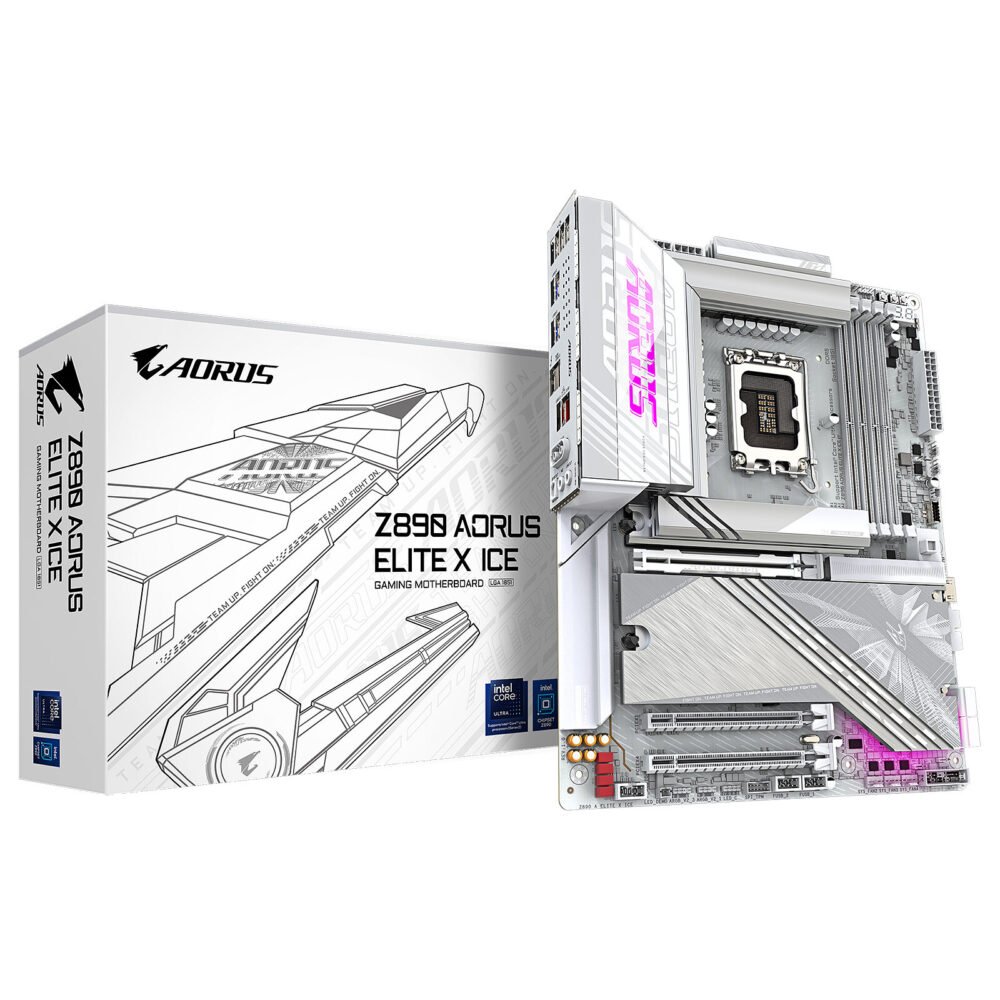 Gigabyte Z890 AORUS ELITE X ICE 1 Gigabyte Z890 AORUS ELITE X ICE