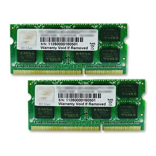 G.Skill 8 Go (2x 4 Go) DDR3 1600 MHz CL11 SODIMM 204 pins 10 G.Skill 8 Go (2x 4 Go) DDR3 1600 MHz CL11 SODIMM 204 pins