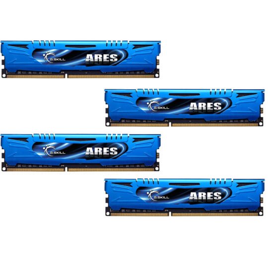 G.Skill Ares Blue Series 32 Go (4 x 8 Go) DDR3 2400 MHz CL11 3 G.Skill Ares Blue Series 32 Go (4 x 8 Go) DDR3 2400 MHz CL11