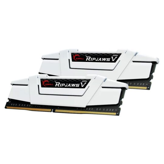 G.Skill RipJaws 5 Series Noir 32 Go (2 x 16 Go) DDR4 3600 MHz CL18 - Blanc 2 G.Skill RipJaws 5 Series Noir 32 Go (2 x 16 Go) DDR4 3600 MHz CL18 - Blanc