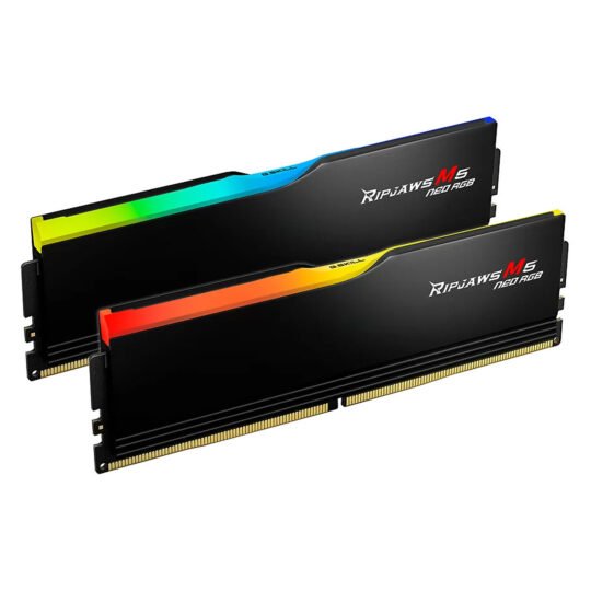 G.Skill Ripjaws M5 Neo RGB 32 Go (2 x 16 Go) DDR5 6000 MHz CL28 - Noir 11 G.Skill Ripjaws M5 Neo RGB 32 Go (2 x 16 Go) DDR5 6000 MHz CL28 - Noir