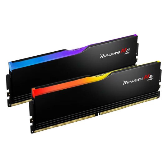 G.Skill Ripjaws M5 RGB 64 Go (2 x 32 Go) DDR5 5200 MHz CL40 - Noir 12 G.Skill Ripjaws M5 RGB 64 Go (2 x 32 Go) DDR5 5200 MHz CL40 - Noir