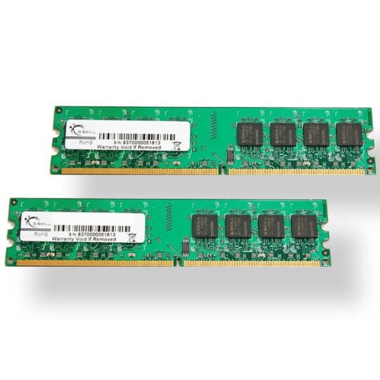 G.Skill Standard Series 4 Go (2x 2Go) DDR2 800 MHz 4 G.Skill Standard Series 4 Go (2x 2Go) DDR2 800 MHz