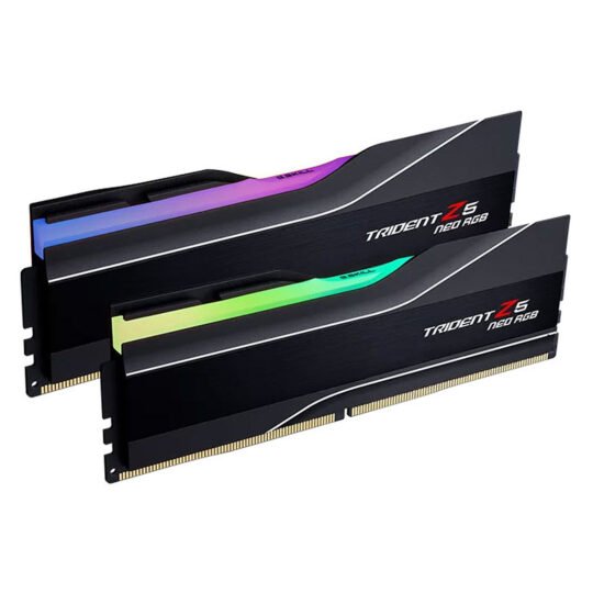 G.Skill Trident Z5 Neo RGB Series 96 Go (2 x 48 Go) DDR5 6000 MHz CL26 2 G.Skill Trident Z5 Neo RGB Series 96 Go (2 x 48 Go) DDR5 6000 MHz CL26