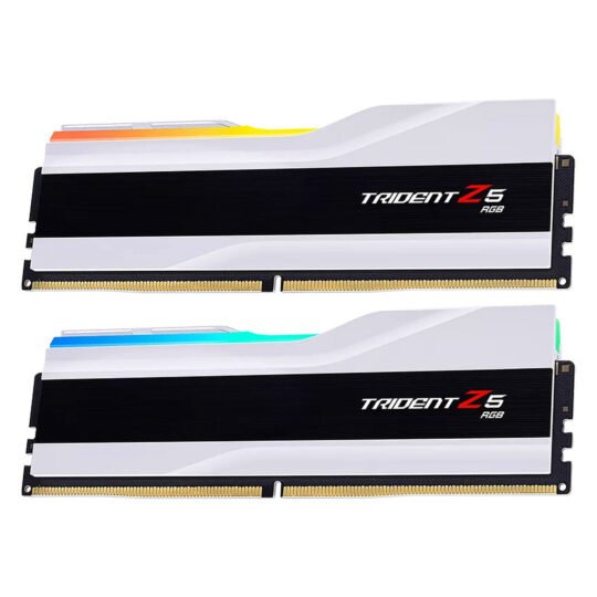 G.Skill Trident Z5 RGB 48 Go (2 x 24 Go) DDR5 8000 MHz CL38 - Blanc 12 G.Skill Trident Z5 RGB 48 Go (2 x 24 Go) DDR5 8000 MHz CL38 - Blanc