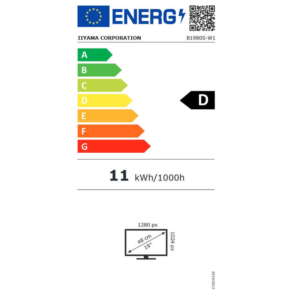 iiyama 19" LED - ProLite B1980S-W1