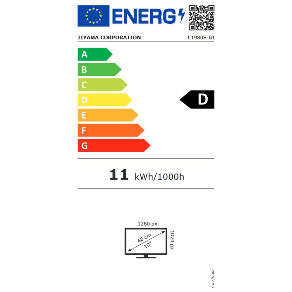 iiyama 19" LED - ProLite E1980S-B1