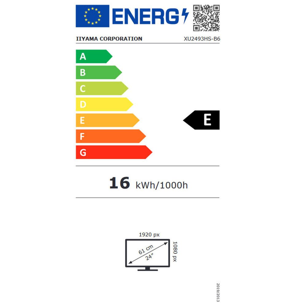 iiyama 23.8" LED - ProLite XU2493HS-B6