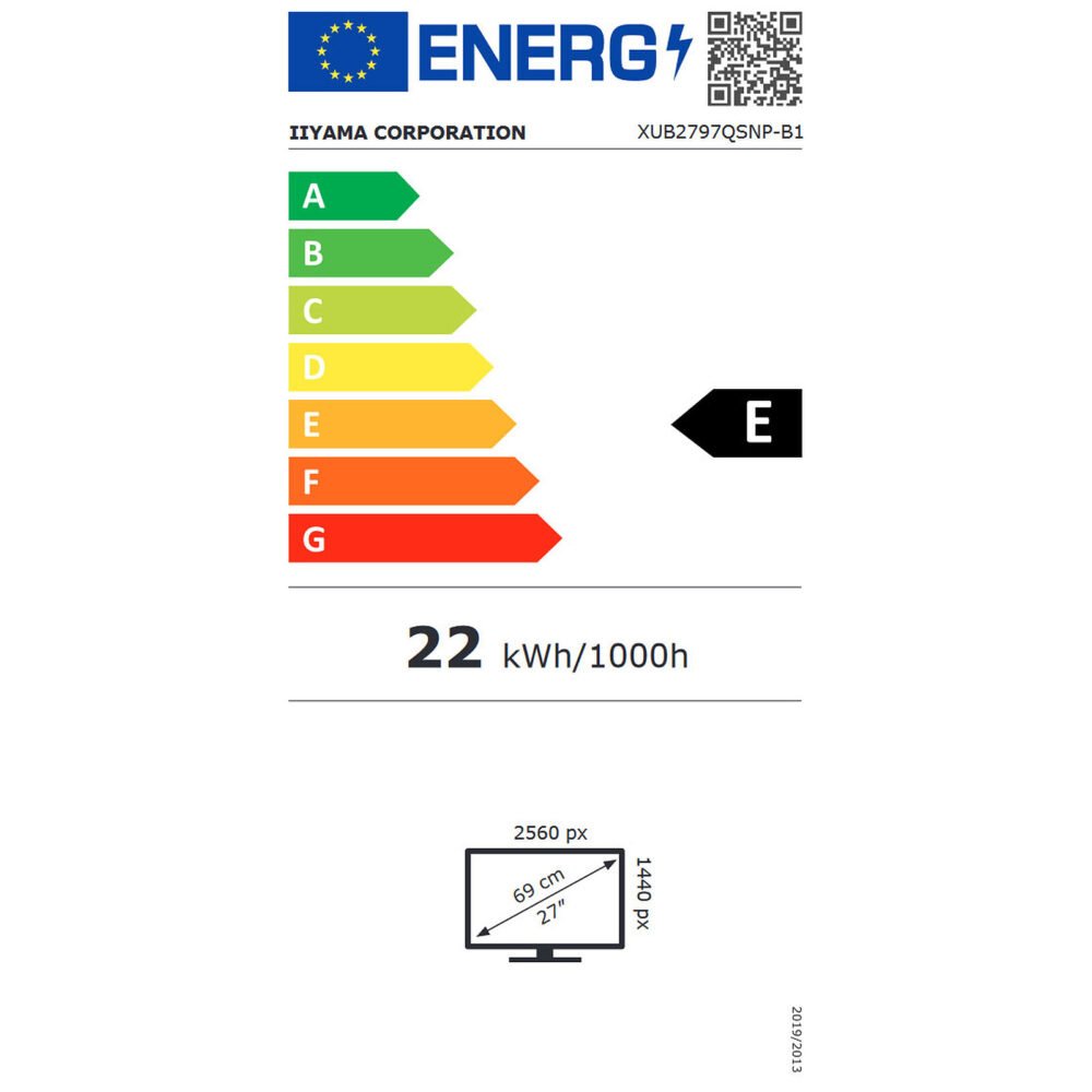 iiyama 27" LED - ProLite XUB2797QSNP-B1