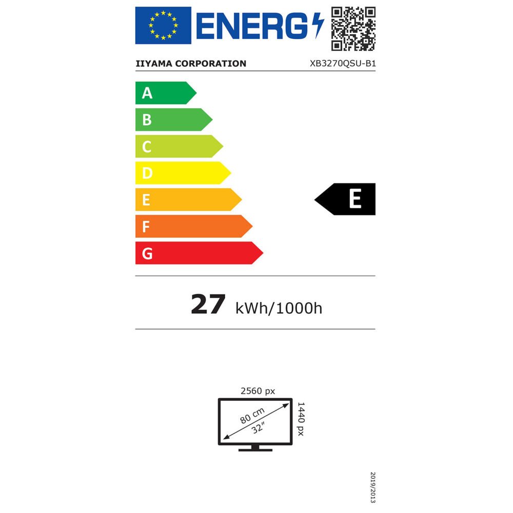 iiyama 31.5" LED - ProLite XB3270QSU-B1