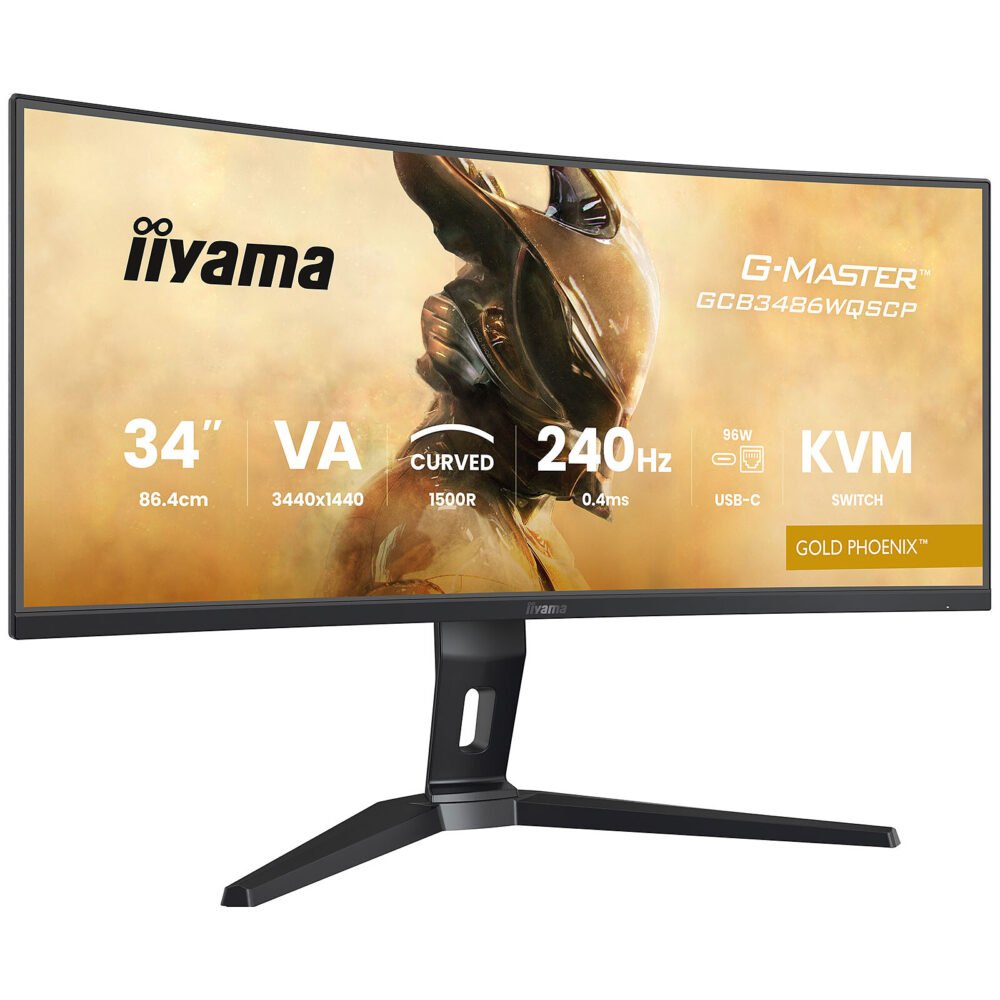 iiyama 34" LED - G-Master GCB3486WQSCP-B1 Gold Phoenix