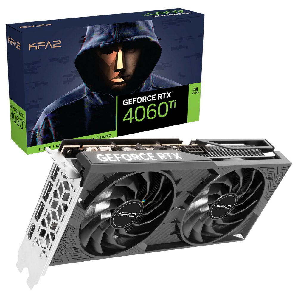 KFA2 GeForce RTX 4060 Ti 8GB OC (1-Click OC) 1 KFA2 GeForce RTX 4060 Ti 8GB OC (1-Click OC)