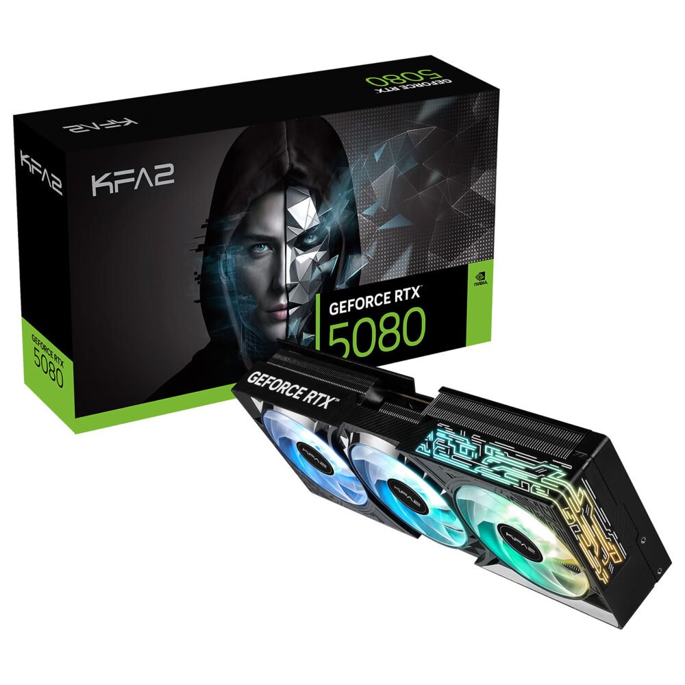 KFA2 GeForce RTX 5080 1-Click OC 1 KFA2 GeForce RTX 5080 1-Click OC