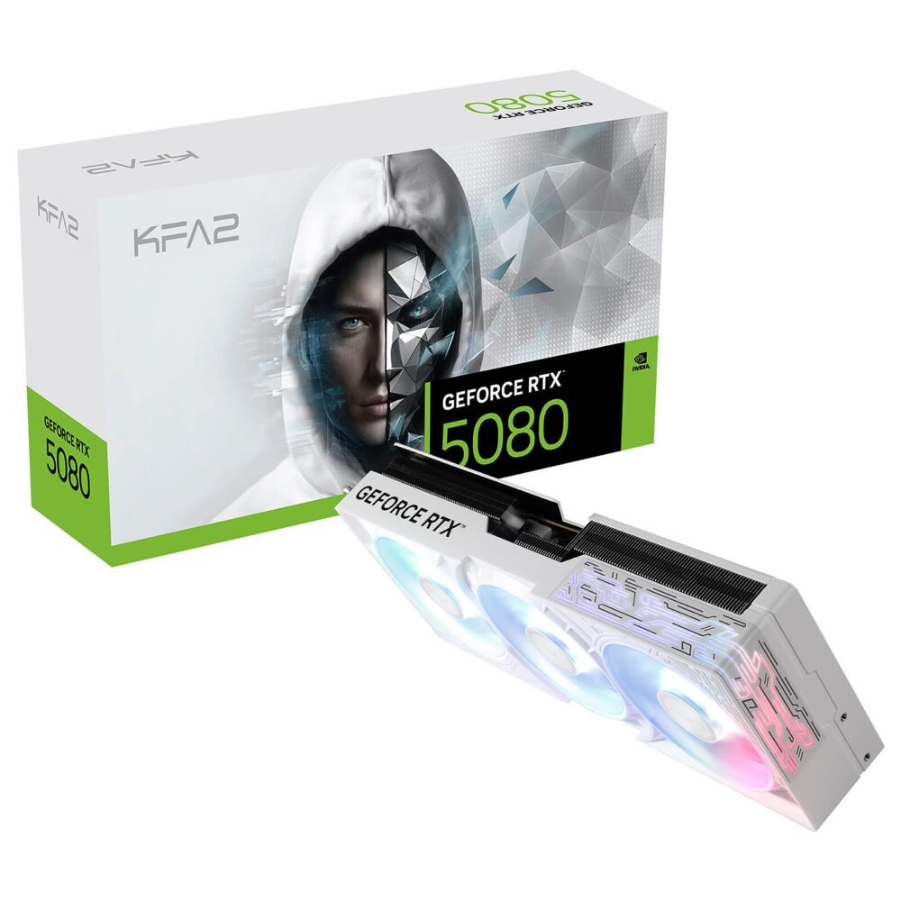 KFA2 GeForce RTX 5080 1-Click OC White 1 KFA2 GeForce RTX 5080 1-Click OC White