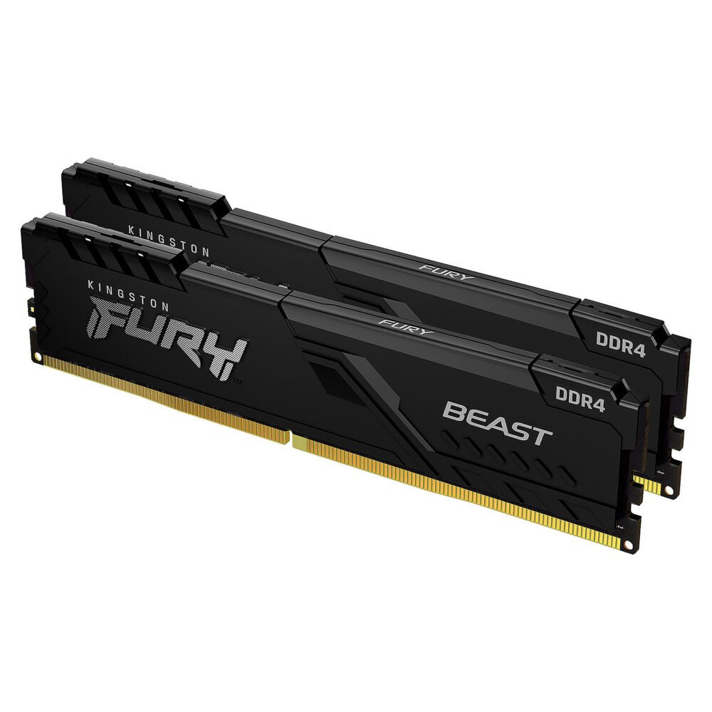 Kingston FURY Beast 64 Go (2 x 32 Go) DDR4 3200 MHz CL16 1 Kingston FURY Beast 64 Go (2 x 32 Go) DDR4 3200 MHz CL16