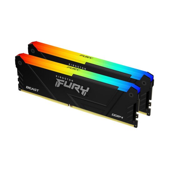 Kingston FURY Beast RGB 32 Go (2 x 16 Go) DDR4 3600 MHz CL18 1 Kingston FURY Beast RGB 32 Go (2 x 16 Go) DDR4 3600 MHz CL18
