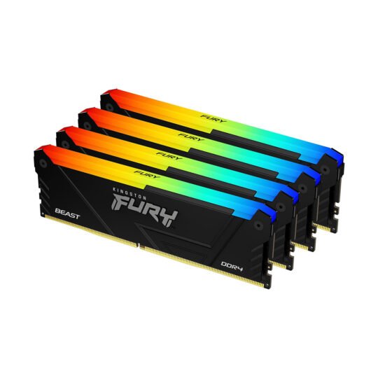 Kingston FURY Beast RGB 32 Go (4 x 8 Go) DDR4 3200 MHz CL16 (KF432C16BB2AK4/32) 9 Kingston FURY Beast RGB 32 Go (4 x 8 Go) DDR4 3200 MHz CL16 (KF432C16BB2AK4/32)