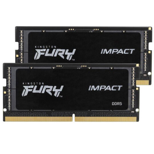 Kingston FURY Impact SO-DIMM 32 Go (2 x 16 Go) DDR5 6400 MHz CL38 6 Kingston FURY Impact SO-DIMM 32 Go (2 x 16 Go) DDR5 6400 MHz CL38