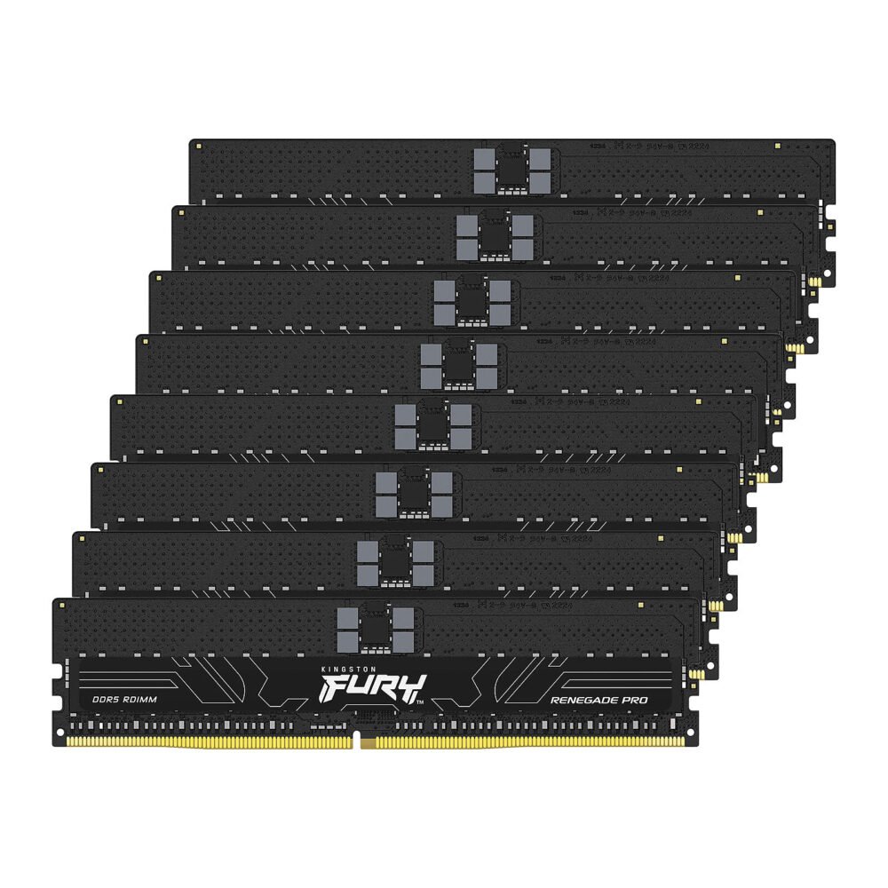 Kingston FURY Renegade Pro 256 Go (8 x 32 Go) DDR5 6800 MHz CL34 1 Kingston FURY Renegade Pro 256 Go (8 x 32 Go) DDR5 6800 MHz CL34