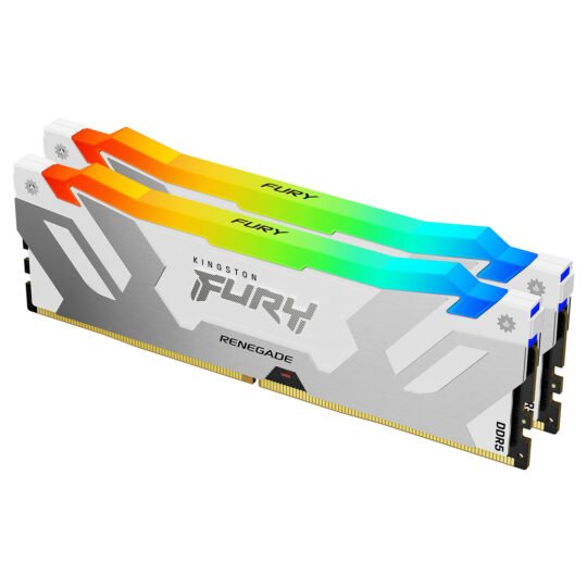 Kingston FURY Renegade RGB 32 Go (2 x 16 Go) DDR5 6800 MHz CL36 - Blanc 6 Kingston FURY Renegade RGB 32 Go (2 x 16 Go) DDR5 6800 MHz CL36 - Blanc