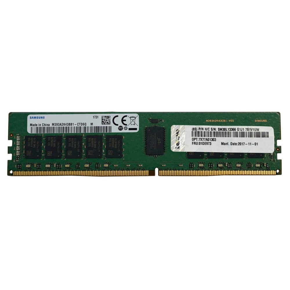 Lenovo ThinkSystem 8 Go TruDDR4 3200 MHz ECC (4X77A77494) 1 Lenovo ThinkSystem 8 Go TruDDR4 3200 MHz ECC (4X77A77494)