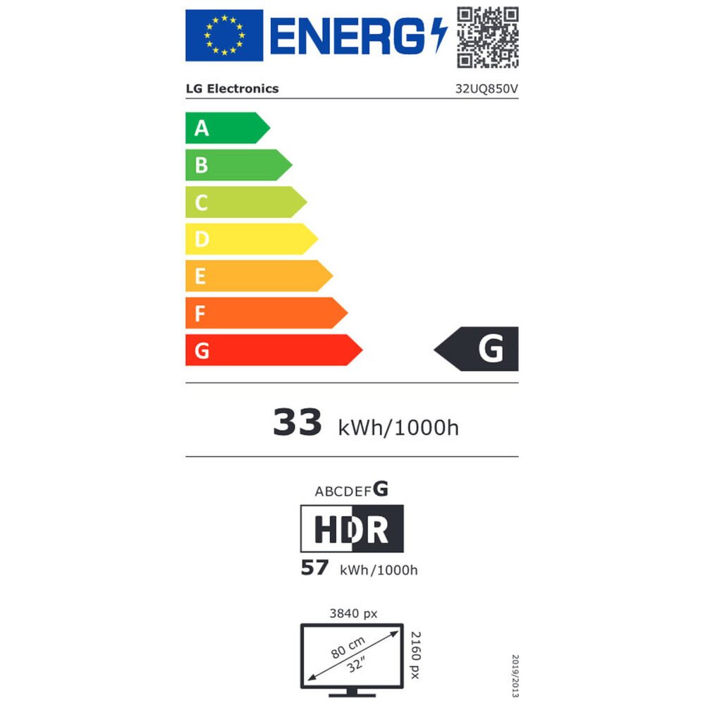 LG 32" LED UltraFine 32UQ850V-W