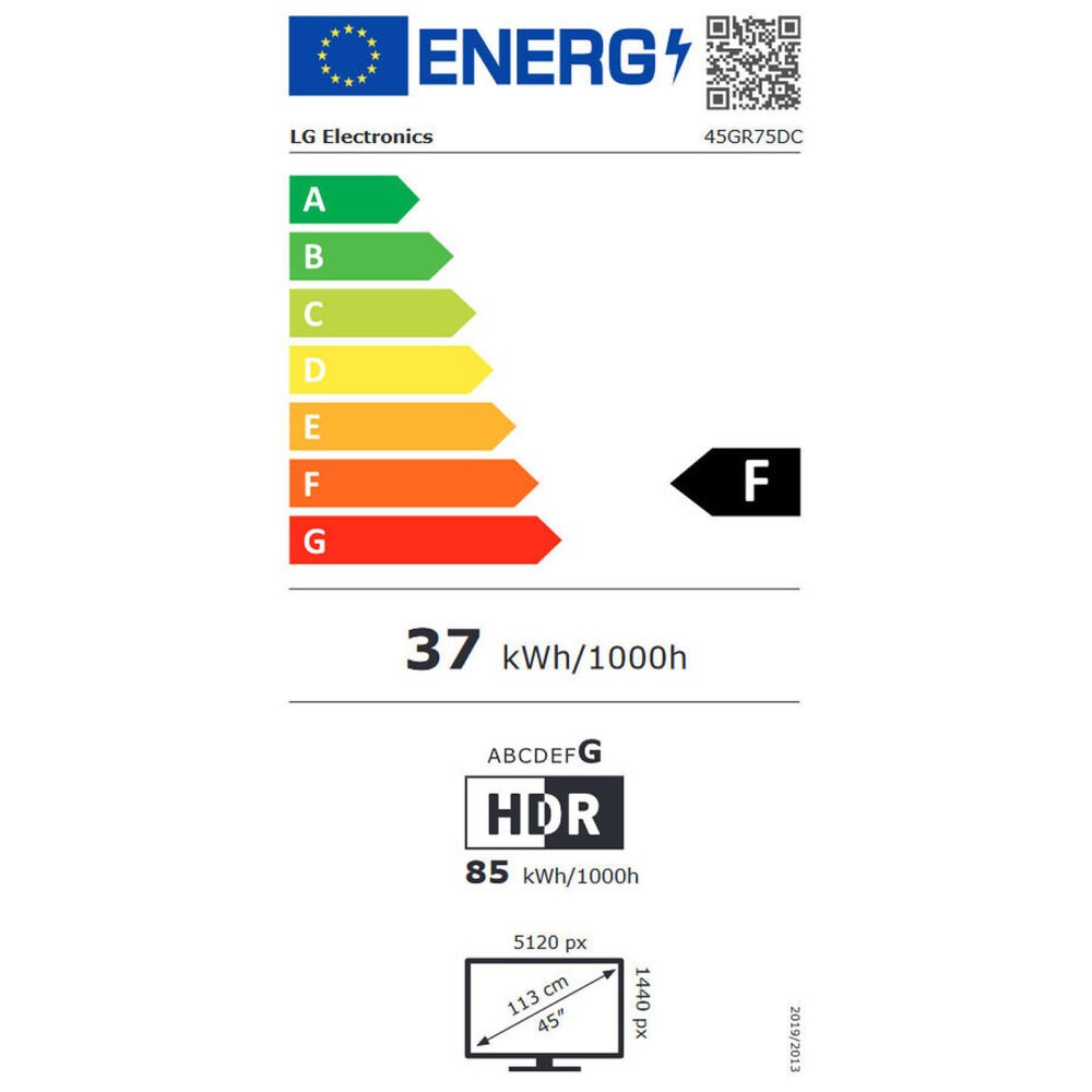 LG 44.5" LED - 45GR75DC-B