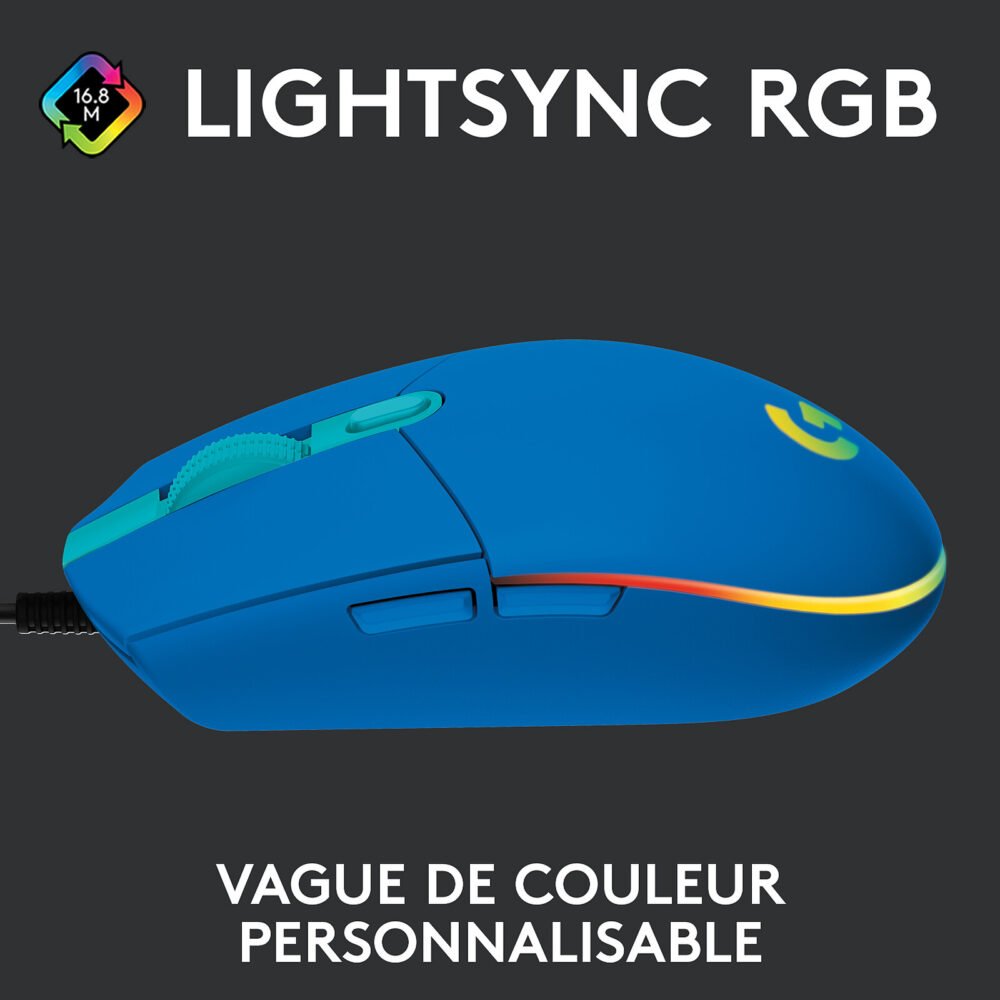 Logitech G G203 LightSync (Bleu)