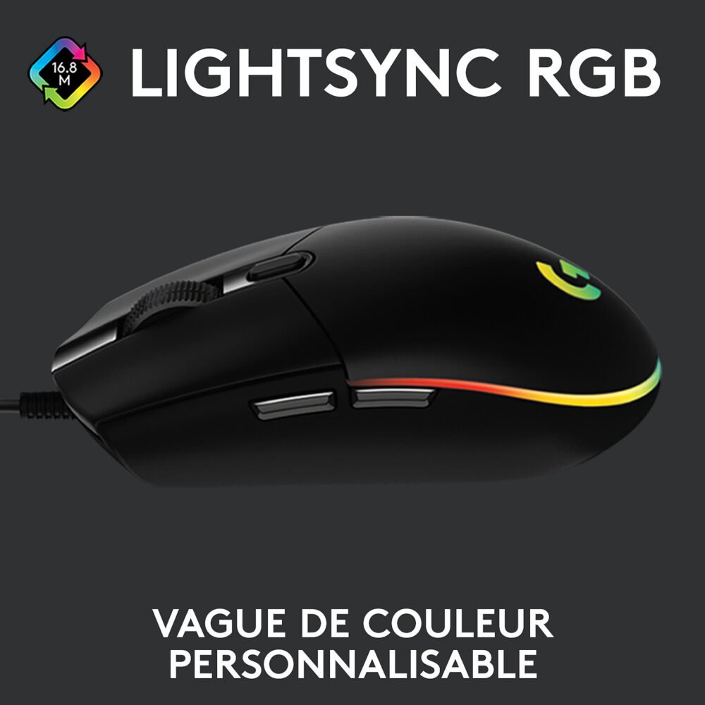 Logitech G G203 LightSync (Noir)