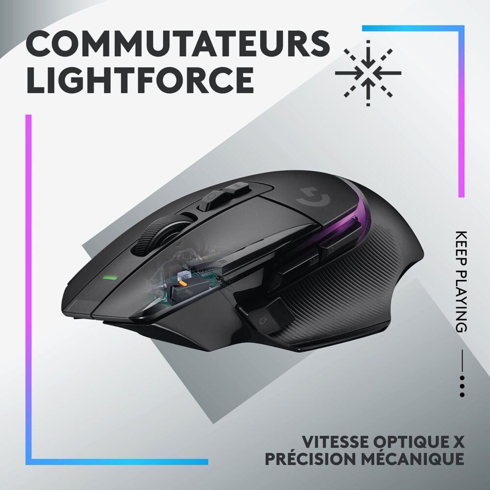 Logitech G G502X Plus Noir