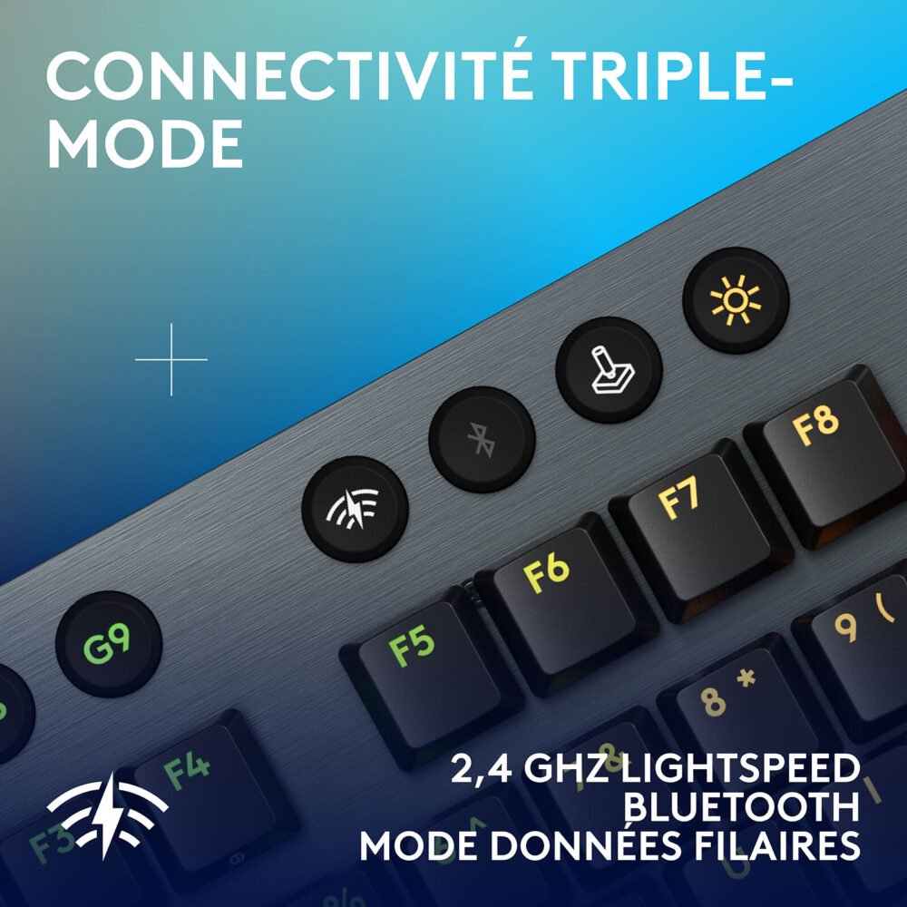 Logitech G G915X Lightspeed Noir (Clicky Version)