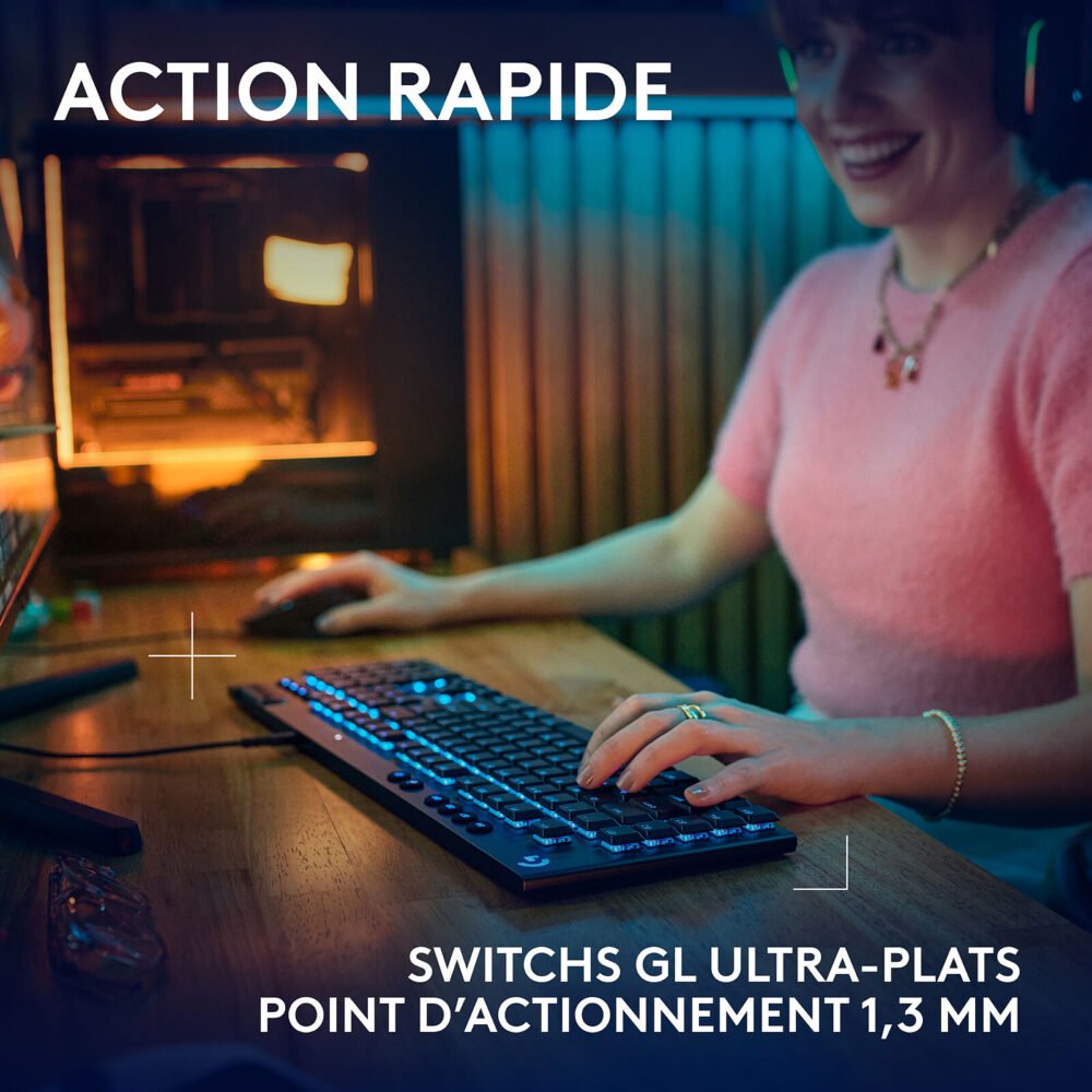 Logitech G G915X Noir (Tactile Version)
