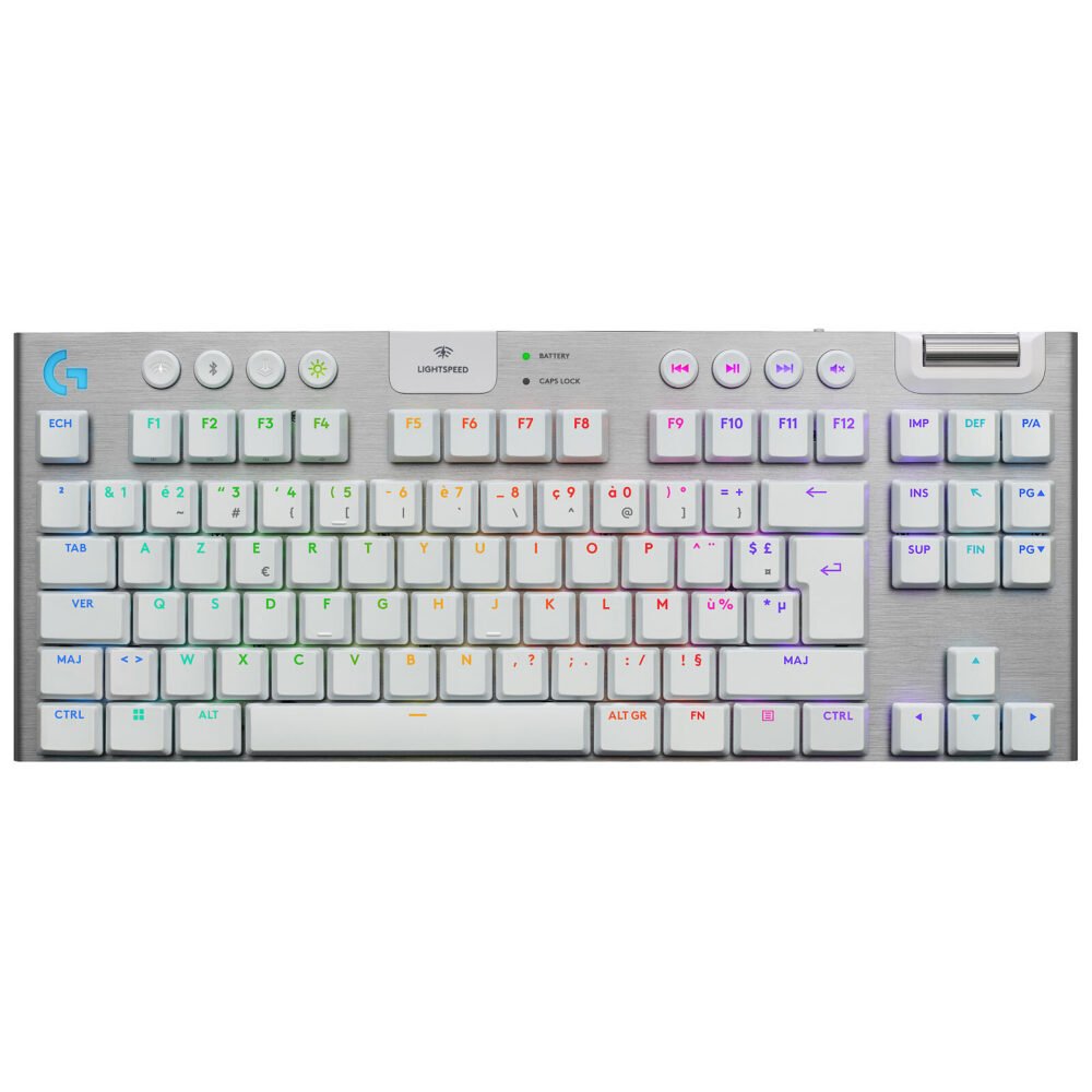 Logitech G G915X TKL Lightspeed Blanc (Tactile Version) 1 Logitech G G915X TKL Lightspeed Blanc (Tactile Version)