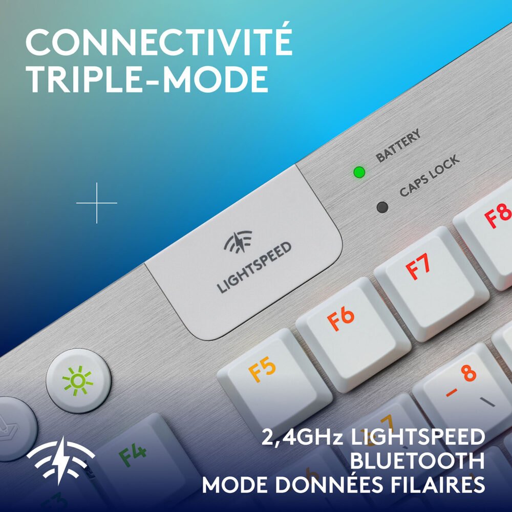 Logitech G G915X TKL Lightspeed Blanc (Tactile Version)