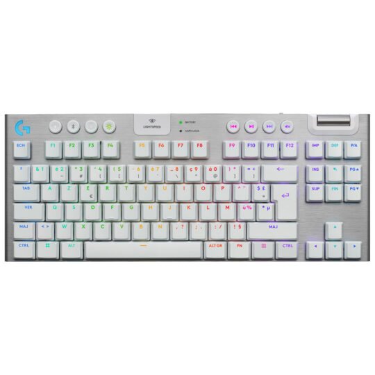 Logitech G G915X TKL Lightspeed Blanc (Tactile Version) 2 Logitech G G915X TKL Lightspeed Blanc (Tactile Version)