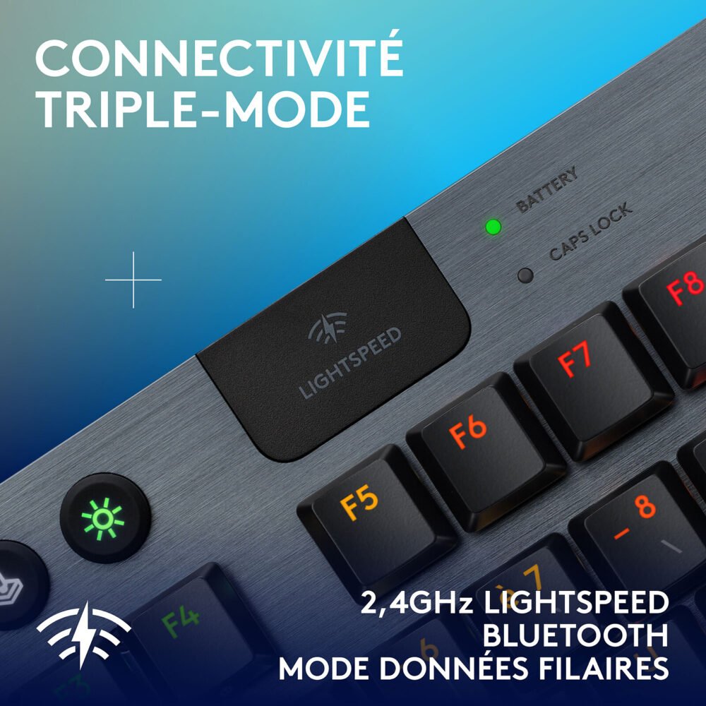 Logitech G G915X TKL Lightspeed Noir (Tactile Version)