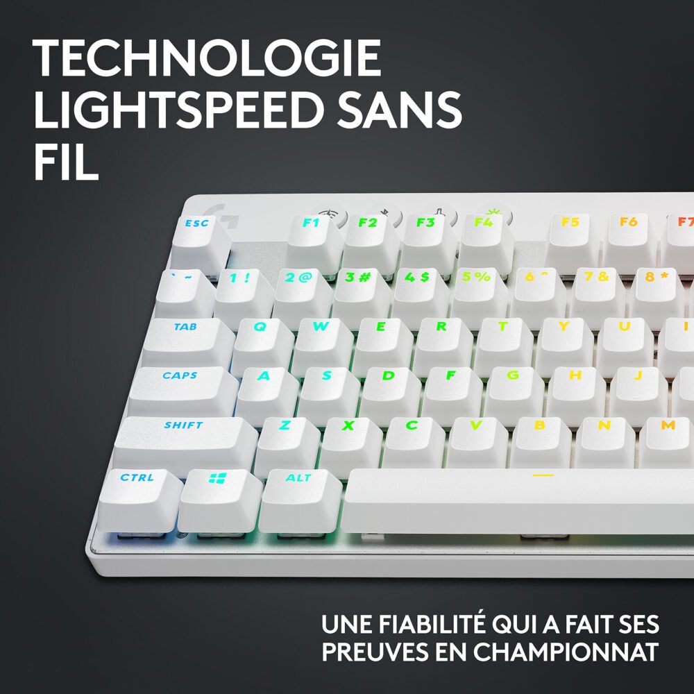 Logitech G Pro X TKL Lightspeed (Blanc)