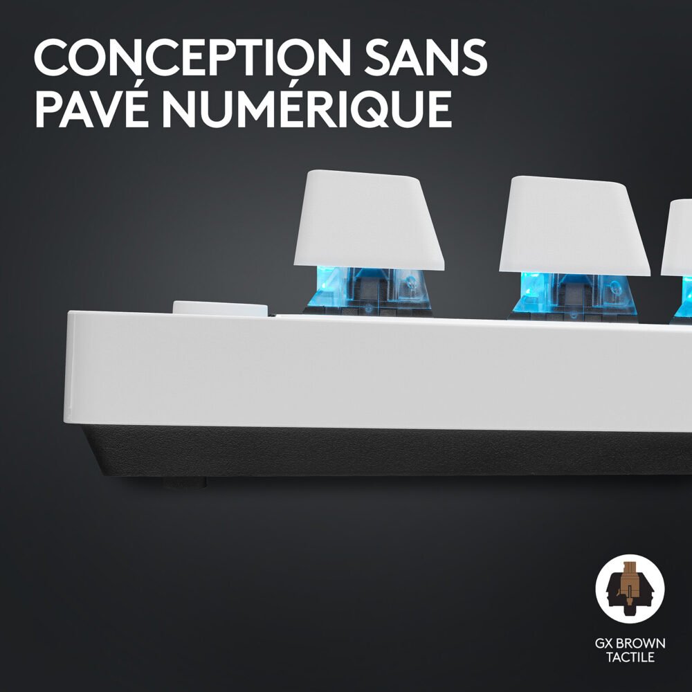 Logitech G Pro X TKL Lightspeed (Blanc)