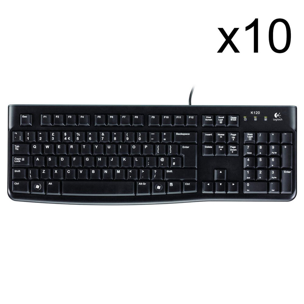 Logitech Keyboard K120 for Business (FR) (x10) 1 Logitech Keyboard K120 for Business (FR) (x10)