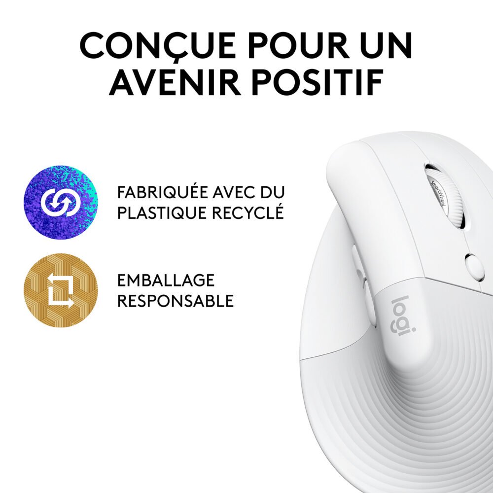 Logitech Lift (Blanc)