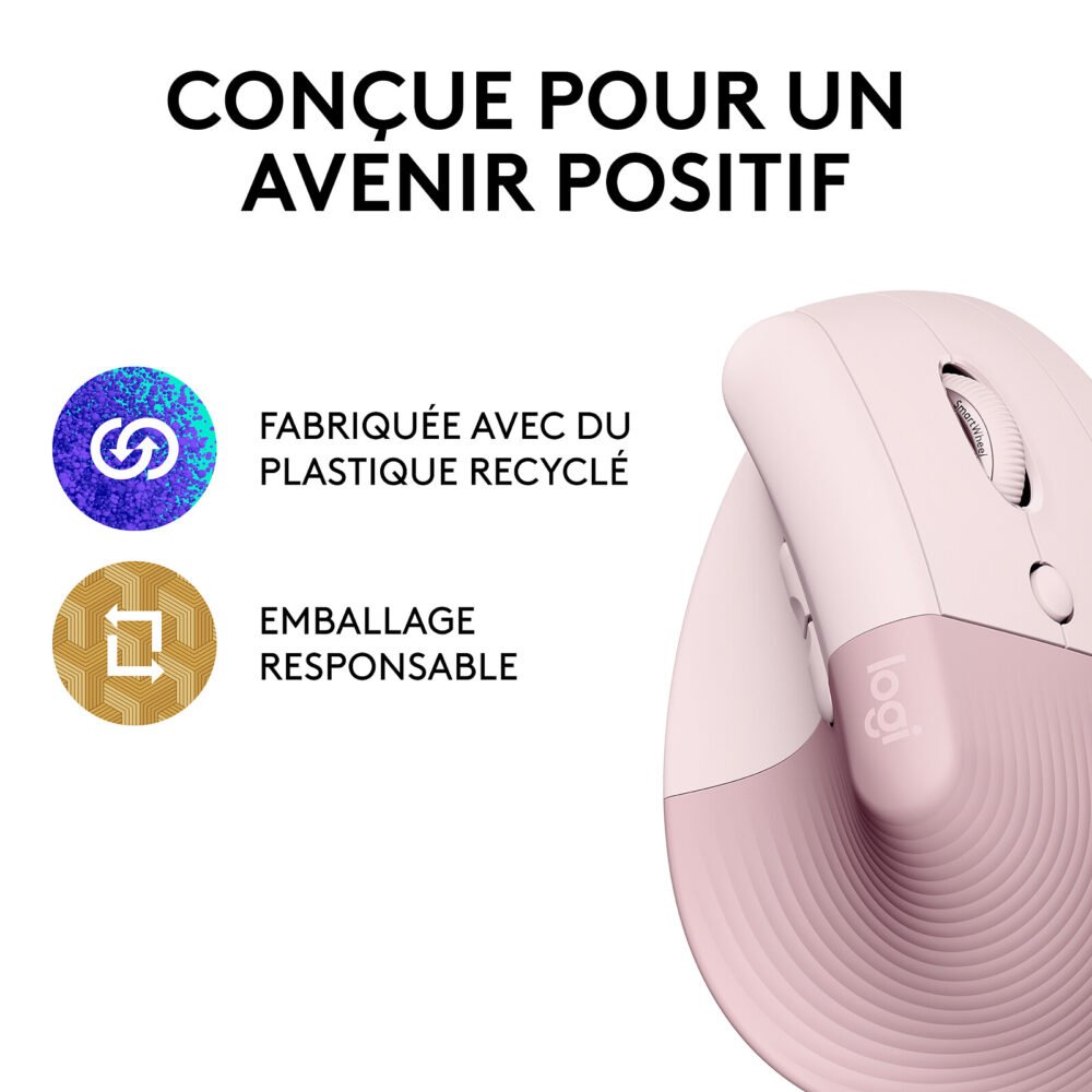 Logitech Lift (Rose)