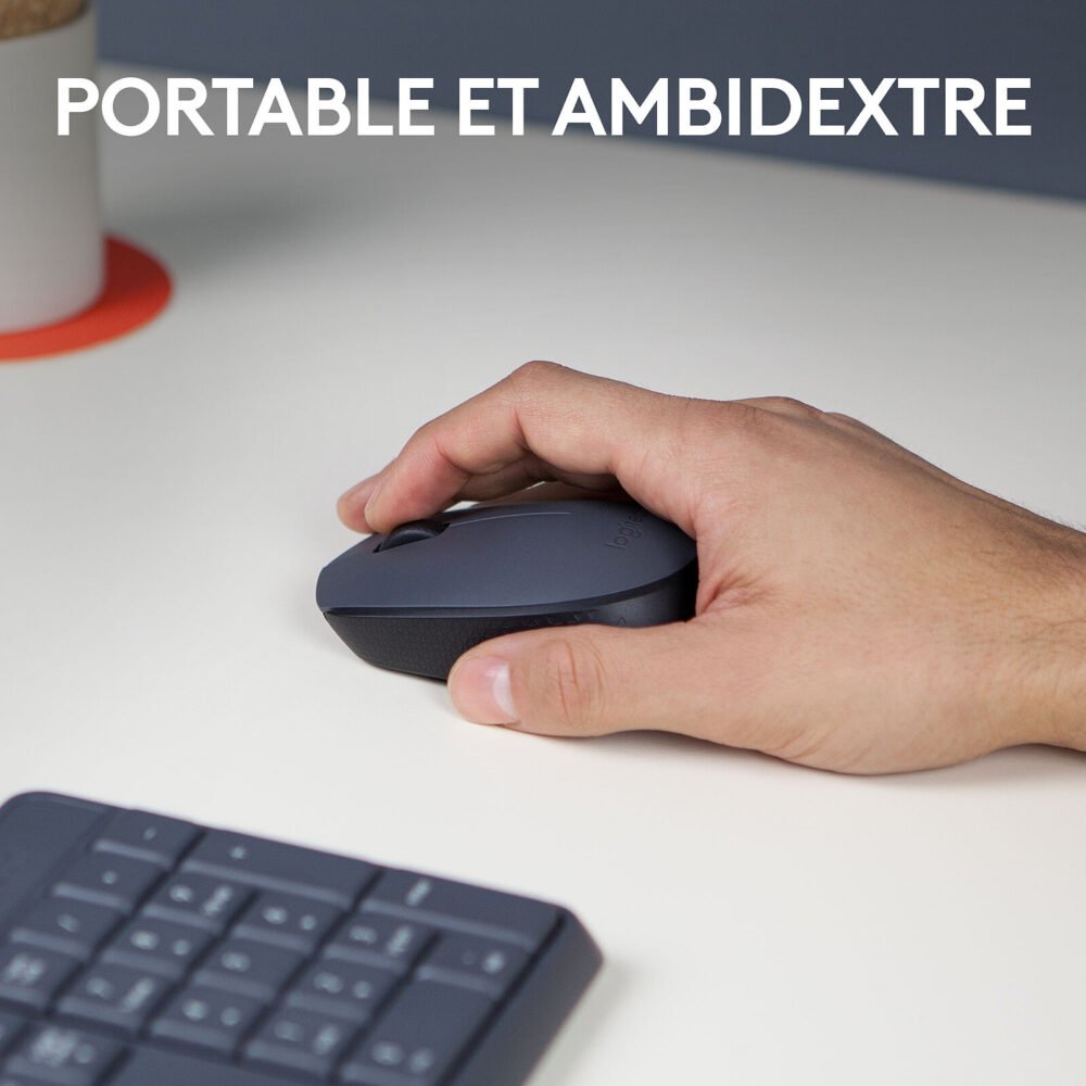 Logitech M170 Wireless Mouse (Gris)