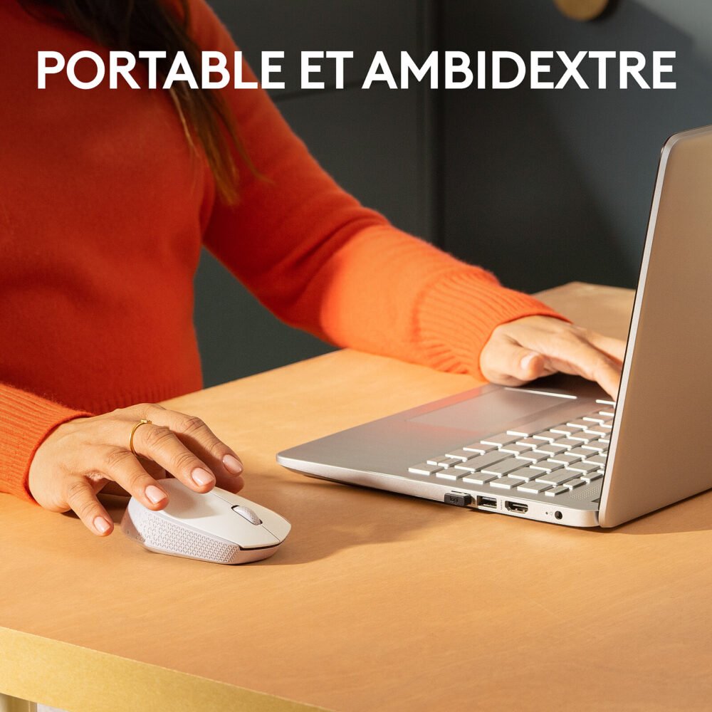 Logitech M171 Wireless Mouse (Blanc Cassé)